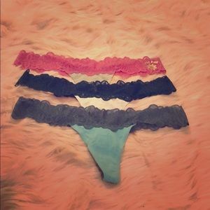 Pink Victoria’s Secret underwear’s